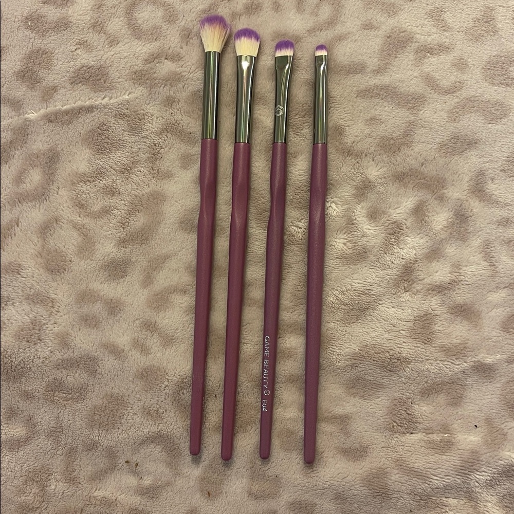 Game Beauty Purple Makeup Brush Set